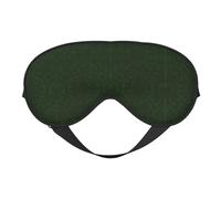 Hunter Green Floral Petals Pattern Printing Rest Sleep Eye Mask, Soft Eye Mask for Home Camping, Blocks Light, Comfortable for Most Users