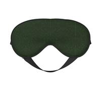 Hunter Green Floral Petals Pattern Printing Rest Sleep Eye Mask, Soft Eye Mask for Home & Camping, Blocks Light, Comfortable for Most Users
