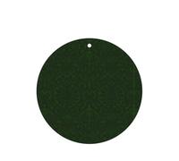 Hunter Green Floral Petals Pattern Round Car Air Fresheners Cards Set, Lavender Scent Hanging Air Freshener, 10/24 Pcs