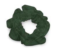 Hunter Green Floral Petals Pattern Scrunchies for Women Neutral No Damage Hair Ties Soft Ponytail Holder Gentle Elastic Hair Bands Gentle On Hair Scrunchies for All Hair Types Fashion Hair Bands
