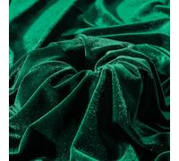 Hunter Green Velvet Cloth Fabric, 60" Wide Soft Stretchy Crushed Velvet Fabric, 1 Yard Velvet Material for Upholstery Sofa Chair Cover DIY Sewing Costume Craft Curtain