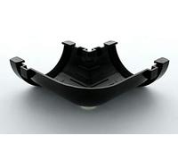Hunter Half Round 76MM Gutter 90 Degree Angle Various Colours R029 (Black)