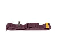 Hunter Havana Dog Collar, Colour: Blackberry, with Plastic Coating, Infinitely Adjustable, Click Closure, Durable, Tear-Resistant, Weather-Resistant, Easy Care, Gunmetal Look, Size: L