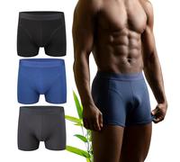 Hunter&Hawks 3 pack Viscose Bamboo Boxers Mens | S-6XL | Soft and Breathable Boxer Shorts Men | Anti Chafing Trunks, Moisture-wicking properties which deliver ultimate freshness and relaxation