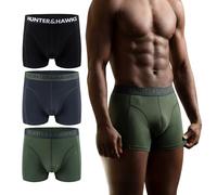 Hunter&Hawks 3 pack Viscose Bamboo Boxers Mens | S-6XL | Soft and Breathable Boxer Shorts Men | Anti Chafing Trunks, Moisture-wicking properties which deliver ultimate freshness and relaxation