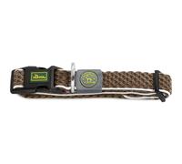 Hunter - Hilo Collar Vario Basic S Cuello 30-43Cm Brown | Innovative 3D mesh material, breathable, reflective, fully adjustable, lightweight, colour: brown, size: S-M