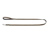 HUNTER Hilo Dog Lead Brown with Hand Strap Lightweight 3D Mesh Material Quick-Drying Weather-Resistant Easy Care Ideal for City and Training Size 15/140 cm