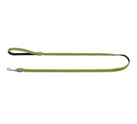 HUNTER Hilo Dog Lead | Nylon & 3D mesh material with wrist strap, ideal for city & training, colour: lime, size: 15/140