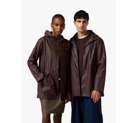 Hunter Hooded Relaxed Fit Raincoat Chocolate