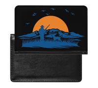 Hunter Hound Hunting Field Passport Holder Cover Travel Wallet | Protector Case with Card Slots for Women Men