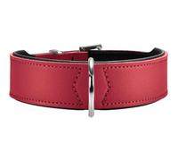 Hunter Hundehalsband Basic, 47-54 cm, red/black