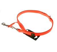 Hunter International Adjustable Dog Leash Lead Convenience Neon Orange 20mm x 200cm