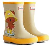 Hunter Kids First Bear Print Boot Rubber Kid's Bear Print Wellington Boots UK 4