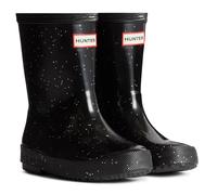 Hunter Kids First Giant Glitter Rubber Black Wellington Boots UK 6