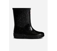 Hunter Kids First Giant Glitter Wellington Boots in Black - Black - EU 25 UK 8