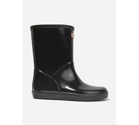 Hunter Kids Original First Classic Gloss Wellington Boots in Black - Black - EU 24 UK 7