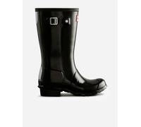 Hunter Kids Original Gloss Wellington Boots in Black - Black - EU 32 UK 13