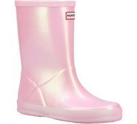 Hunter Kids Unisex First Nebula Rubber Bella Wellington Boots - Pink - Size UK 2