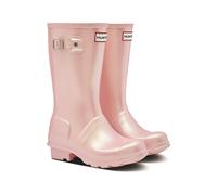 Hunter Kids Unisex Original Nebula Rubber Bella Wellington Boots - Pink - Size UK 2