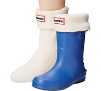 Hunter Kids Wellington Fleece Boot Socks in Various Colours Small Cream