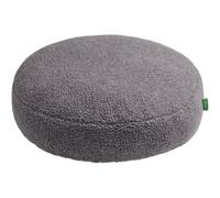 HUNTER KUMARA Dog Cushion, Colour: Grey, Cuddly Soft Teddy Plush, Non-Slip Underside, Trendy, Generous Filling, Cover Machine Washable, Size 50 cm