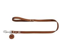 HUNTER Leash, 16/100 Soft genuine cow leather, cognac