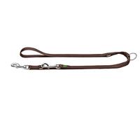 HUNTER Leash for Training Dogs Nylon 2cm x 200cm Brown Adjustable 3 Lenghts