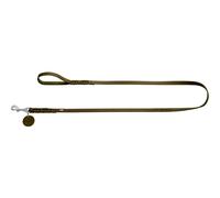 HUNTER Leash Solid Education, 16/200 67315 Soft genuine cow leather, olive