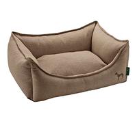 Hunter Living 60861 Dog Bed 100 x 75 x 32 cm Brown | Textured fabric, classic design, dimensions: 100 x 75 x 35 cm, colour: brown, size: L