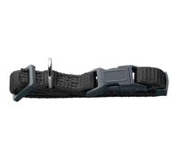 HUNTER London Vario Basic Dog Collar | Nylon Dog Collar, Safety Clasp with Locking, Tear-Resistant, Easy to Clean, Colour: Black, Size: XXS-XS/1
