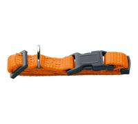 HUNTER London Vario Basic Mini Collar Orange Size 14-20/XXS-XS with Safety Clasp Soft & Flexible Tear-Resistant & Quick Drying Easy to Clean and Dimensionally Stable Durable