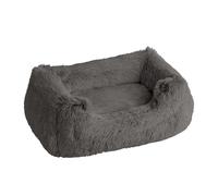 Hunter Loppa Dog Sofa Cuddly Sleeping Area with Removable Filling Easy Care Washable Cover Colour: Anthracite Size: L
