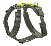 Hunter - Maldon 3.0 - Dog harness size S/M - Hals 46 - 82 cm, Bauch 47 - 69, grey/yellow