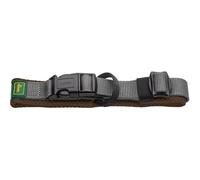 HUNTER Maldon Collar Brown Breathable Mesh Robust Nylon Silent & Allergy Friendly Strain Relief Integrated Address Label Especially Light Size L