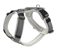 Hunter Maldon UP Dog Harness, Colour: Light Grey/Grey, Soft Padded & Comfortable, Highly Reflective by 3M Scotchlite, Adjustable to 4 Positions, with