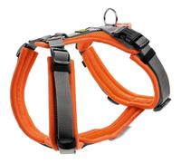 Hunter Maldon UP Dog Harness, Colour: Orange/Grey, Soft Padded and Comfortable, Highly Reflective by 3M Scotchlite, Adjustable to 4 Positions, with