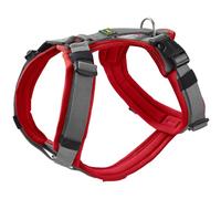 HUNTER Maldon UP Dog Harness, Soft Padded and Comfortable, Highly Reflective by 3M Scotchlite, Adjustable to 4 Positions, with Padded Handle (from S-M), Size: S-M