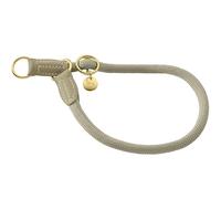 HUNTER Malibu Training Collar for Dogs | Rope with polyamide core, fully adjustable, for everyday use and training, colour: sage green, size: L