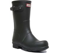 Hunter Men Org Short Hunter Original Men Short Mens Boots In Olive UK 6 - 12