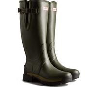 Hunter Balmoral Side Adjustable Neo Lined Tech Sole Tall Mens Wellington Boots - Dark Olive UK 7