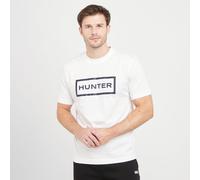 Hunter Men's Barry Big Logo T-Shirt - White, White