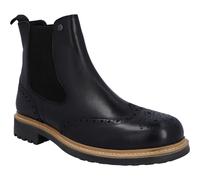 (Black, 8 (Adults')) Hunter Cawdor Leather Men's Black Boots