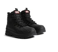 Hunter Mens Black Explorer Duck Boots UK 9/EU 43/US 10