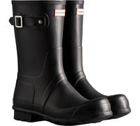 Hunter Mens Original Short Boots - Black Rubber - Size UK 9