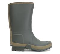 Hunter Field Gardener Tall Rubber Men's Ankle Boots - Dark Olive Clay - Size:UK 9
