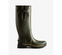 Hunter Men's Dark Olive Balmoral Adjustable 3mm Neoprene Wellington Boot
