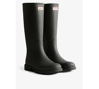 Hunter Wellington Boots Downpour Tall Men's Dark Olive UK 11