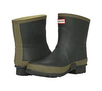Hunter Gardener Short Wellington Boot Dark Olive/Clay