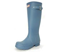 Hunter Mens Hunter Original Tall Winter Snow Rain Wellington Boots Olive or Blue - Borrowed Blue - 10 UK