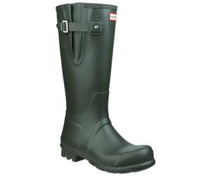 Hunter Mens Matt Olive Original Side Adjustable Wellington Boots UK 11